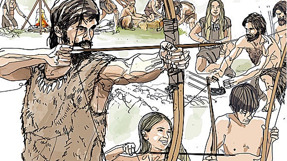 Tendones y flechas de olivo, el secreto de los arcos neolíticos