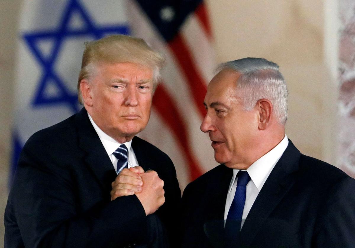 Donald Trump eta Benjamín Netanyahu.