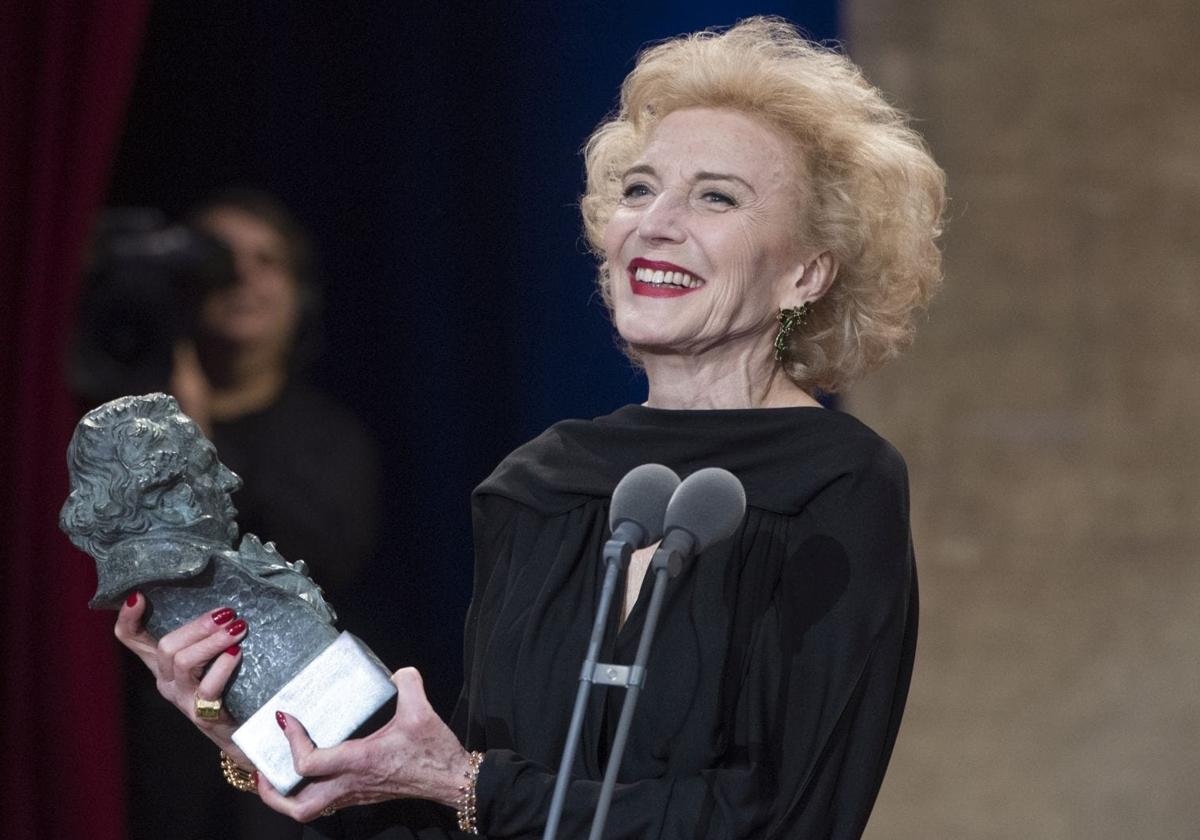 Marisa Paredes recibió en 2018 el Premio Goya de Honor.