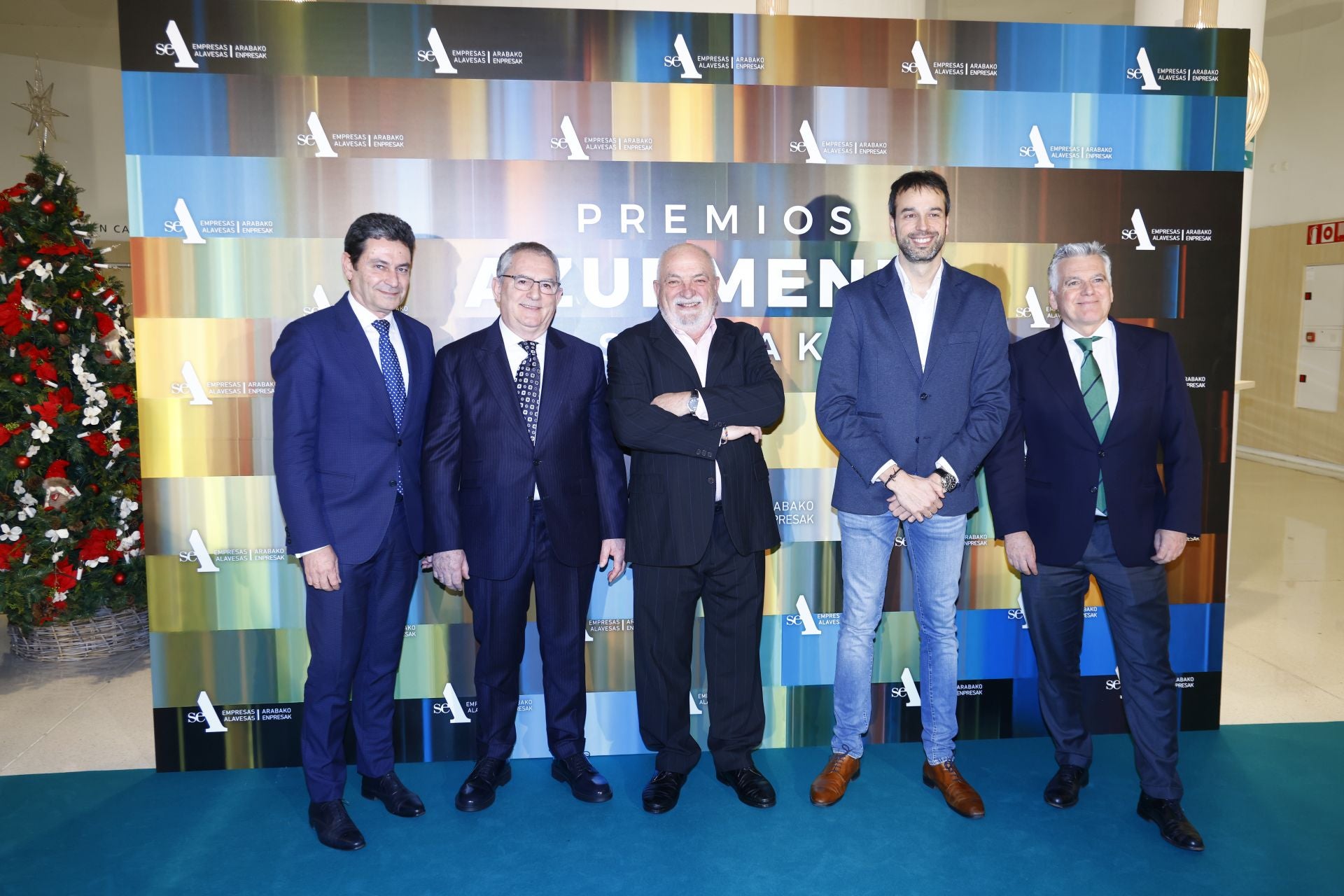 José Luis Fernández (IDOM), Fabián Tobalina (Andere), Enrique Rico (Deusto Sistemas), Diego González (AAF) y Luis Fernández de Larrea (IMQ).