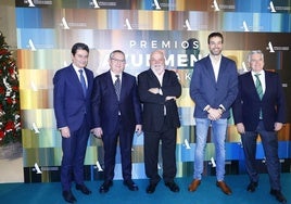 José Luis Fernández (IDOM), Fabián Tobalina (Andere), Enrique Rico (Deusto Sistemas), Diego González (AAF) y Luis Fernández de Larrea (IMQ).