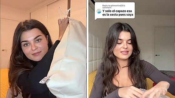 Una trabajadora de una conocida firma de lujo enseña su cesta de Navidad: «No tengo palabras»