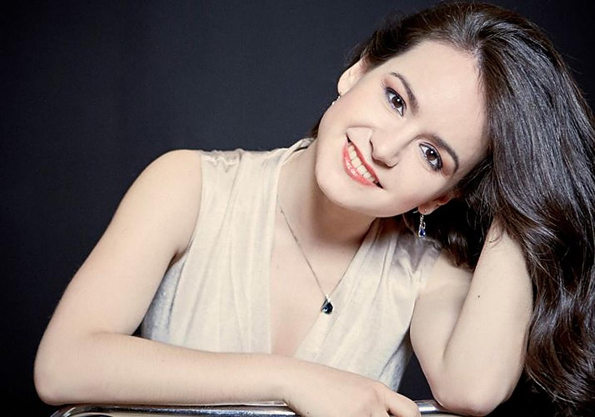 La sorprano burgalesa Alicia Amo.