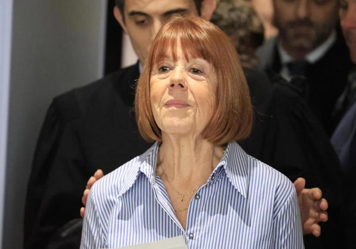 Gisèle Pelicot, tras conocer la sentencia.