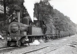 Imagen del antiguo ferrocarril de La Robla, que discurría por Las Encartaciones.