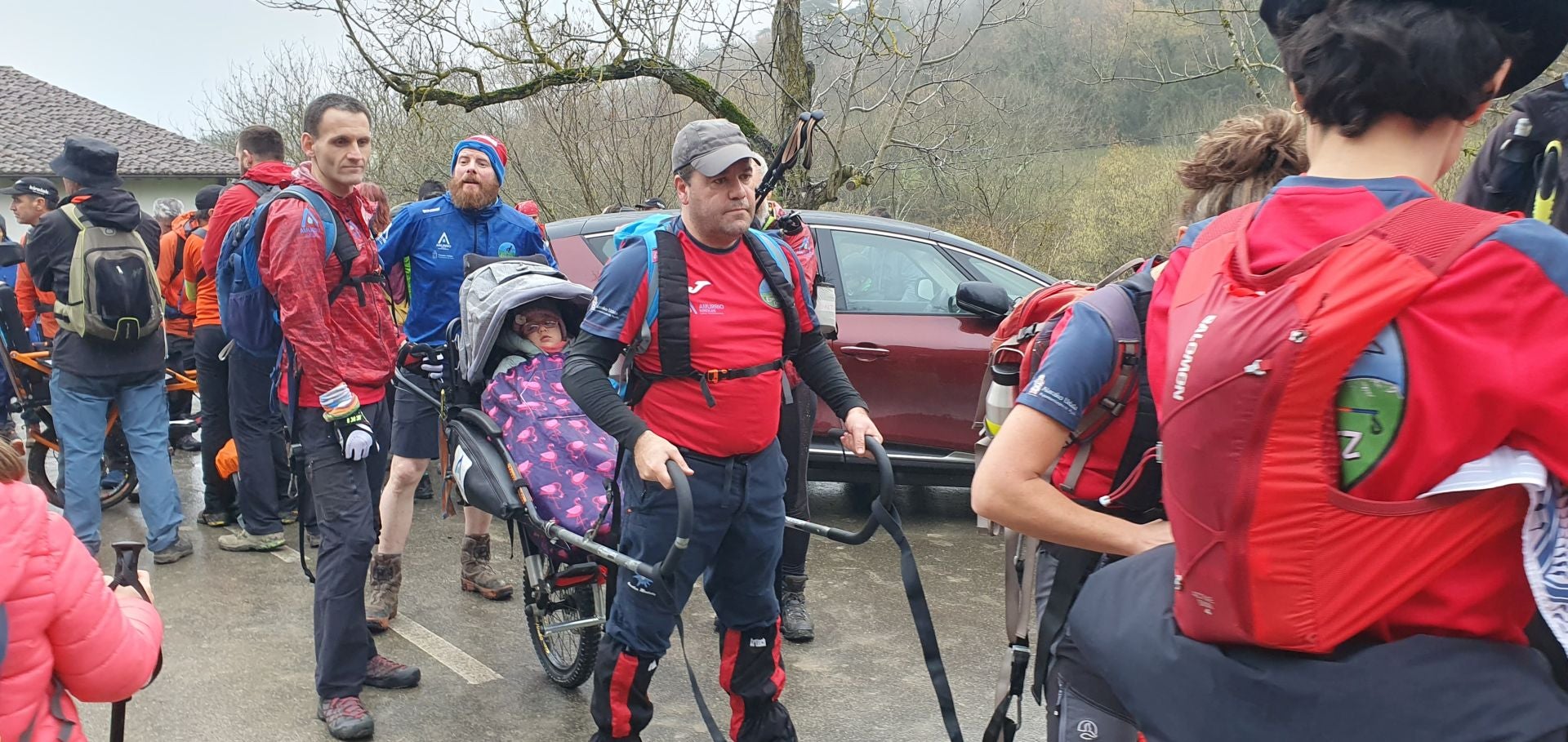 Amurrio sube al Babio para luchar contra el cáncer