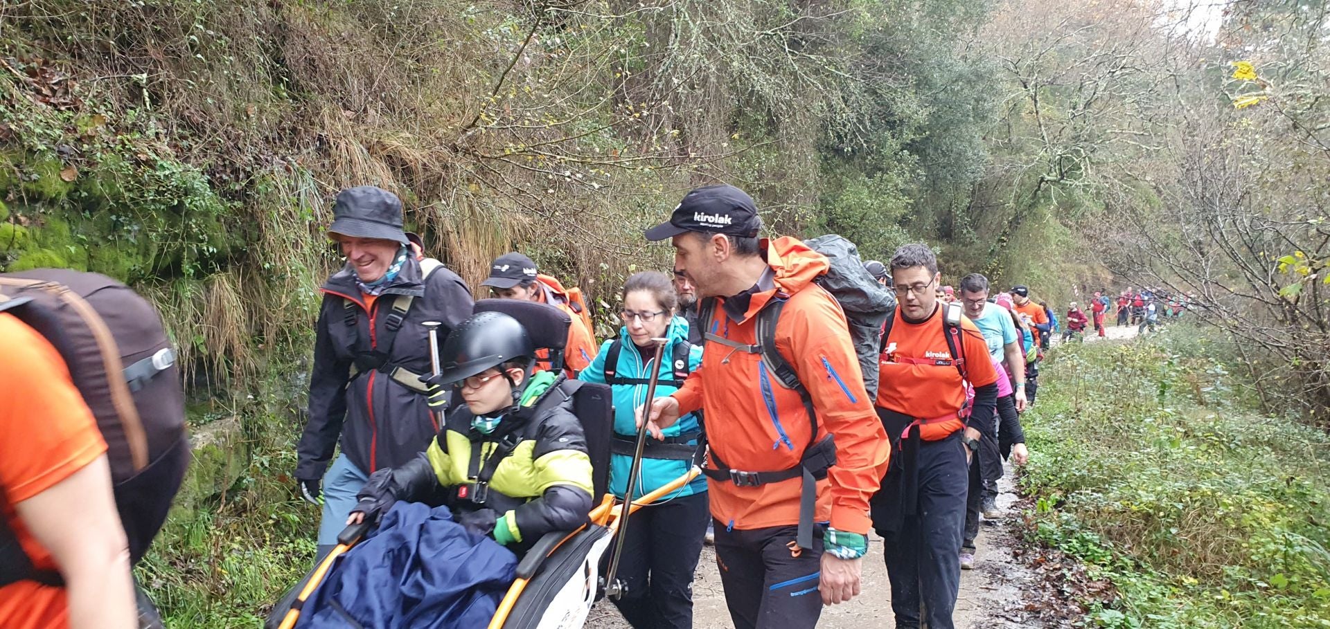 Amurrio sube al Babio para luchar contra el cáncer