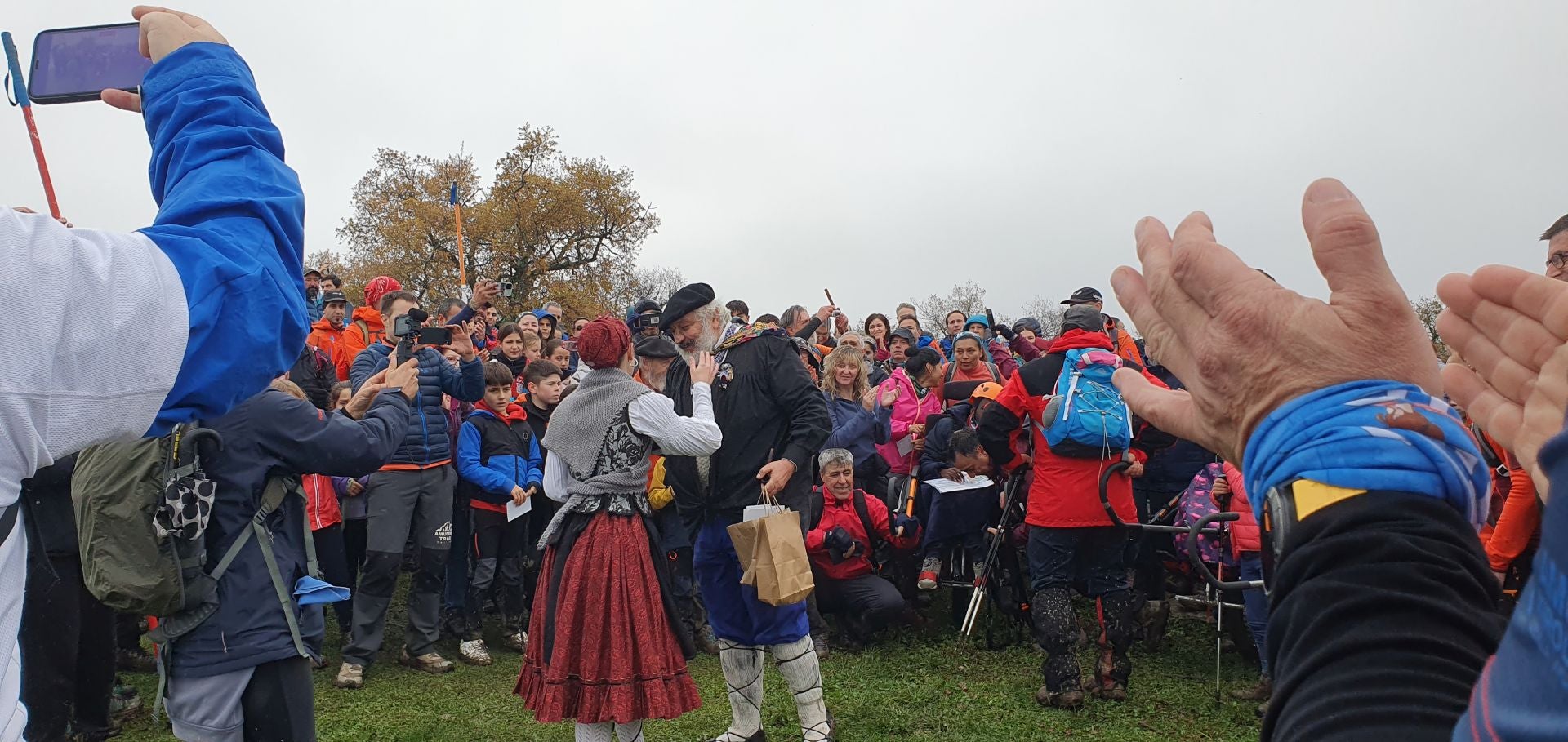Amurrio sube al Babio para luchar contra el cáncer