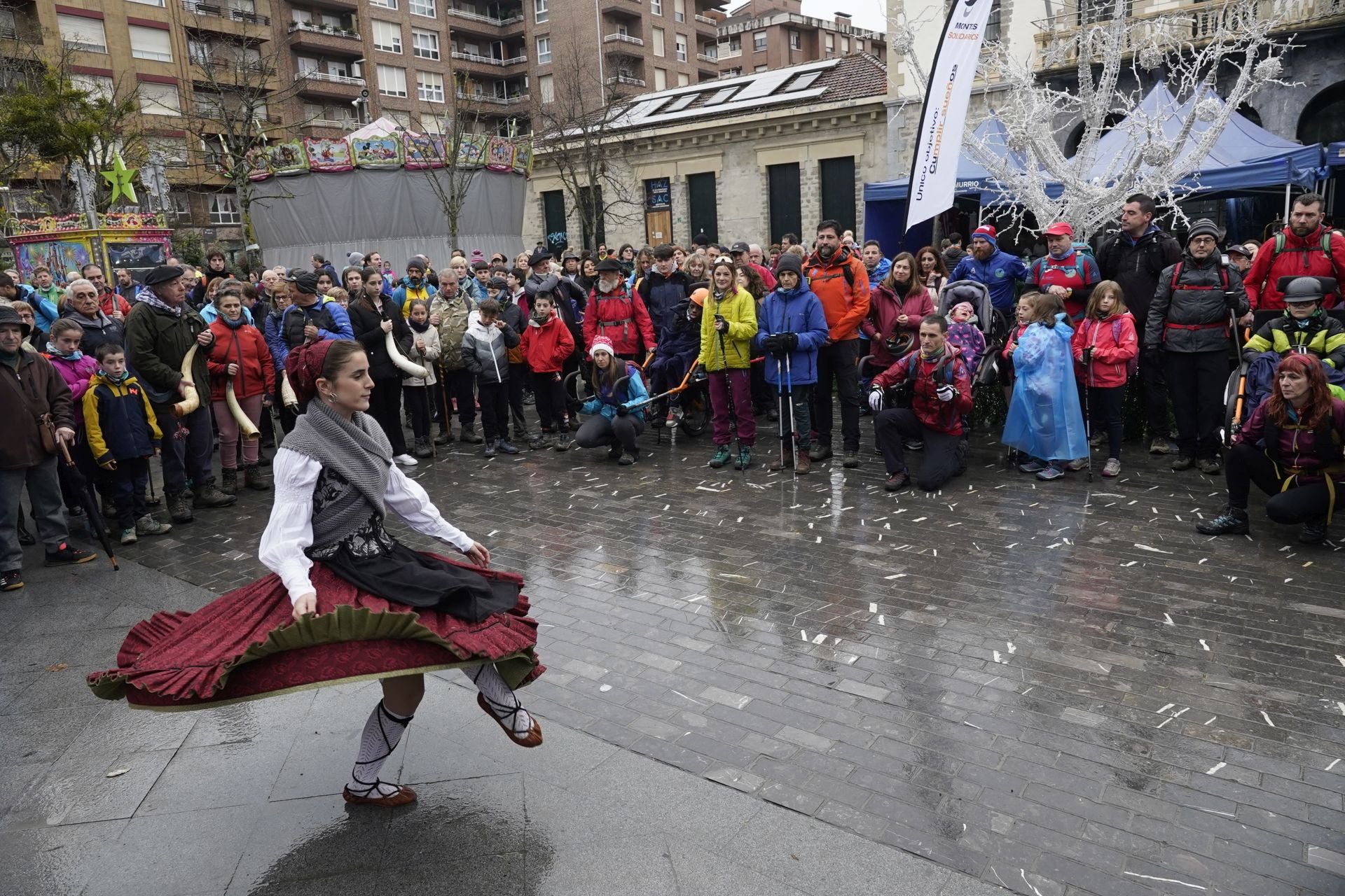 Amurrio sube al Babio para luchar contra el cáncer