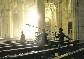 La película 'El silencio de la Ciudad Blanca' grabó varias de sus secuencias en la Catedral de Santa María.