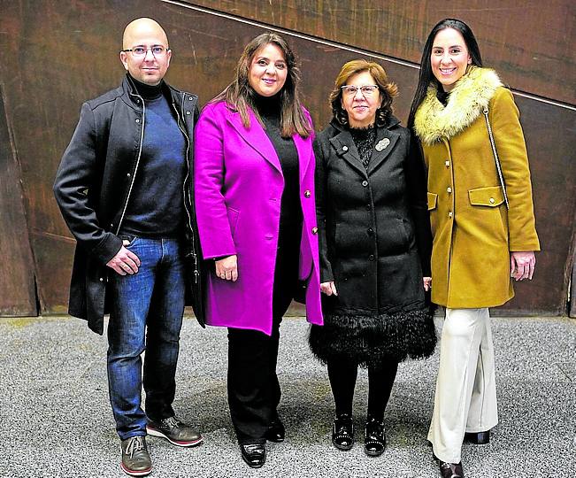 Sergio Monje, Alejandra Pérez, Begoña Cerrón y Natalia Pérez.