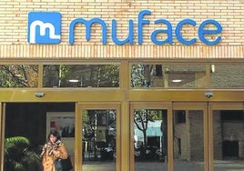 Fachada de las instalaciones de Muface en Madrid.