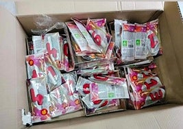 La Guardia Civil de Bizkaia ha retirado 172 kilos de material irregular de pirotecnia.