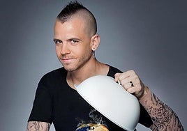 Así luce Dabiz Muñoz el vestido que Cristina Pedroche llevó en las Campanadas 2024