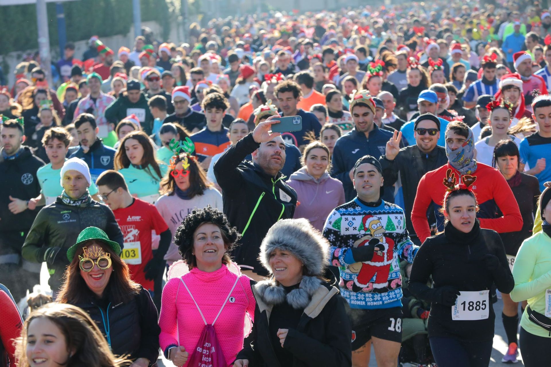 Las imágenes de la San Silvestre de Vitoria 2024