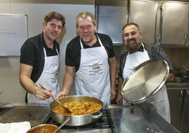 Rubén Fernández de Trocóniz, Juan Pradell y Sergio Ibáñez de Opacua.