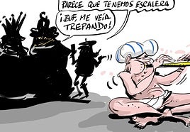 La viñeta de Cerrajería sobre la suspensión de la huelga de bomberos