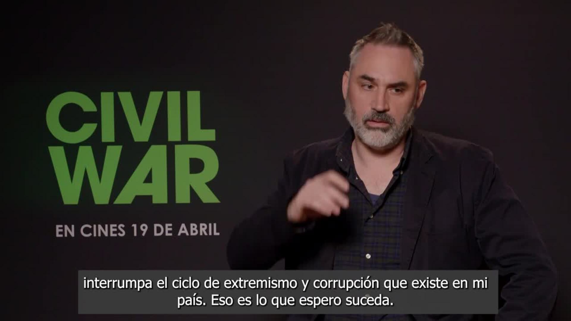 Alex Garland, director de 'Civil War', presenta su película centrada en la polarización