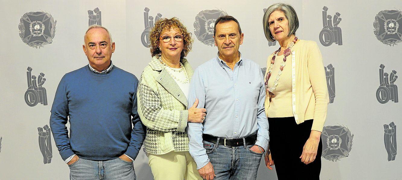 Ignacio González, Eguzkiñe Gallastegi, Manuel Guerro y María José García Etxaniz. 