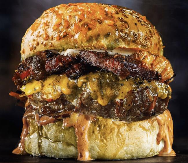 La hamburguesa ganadora.