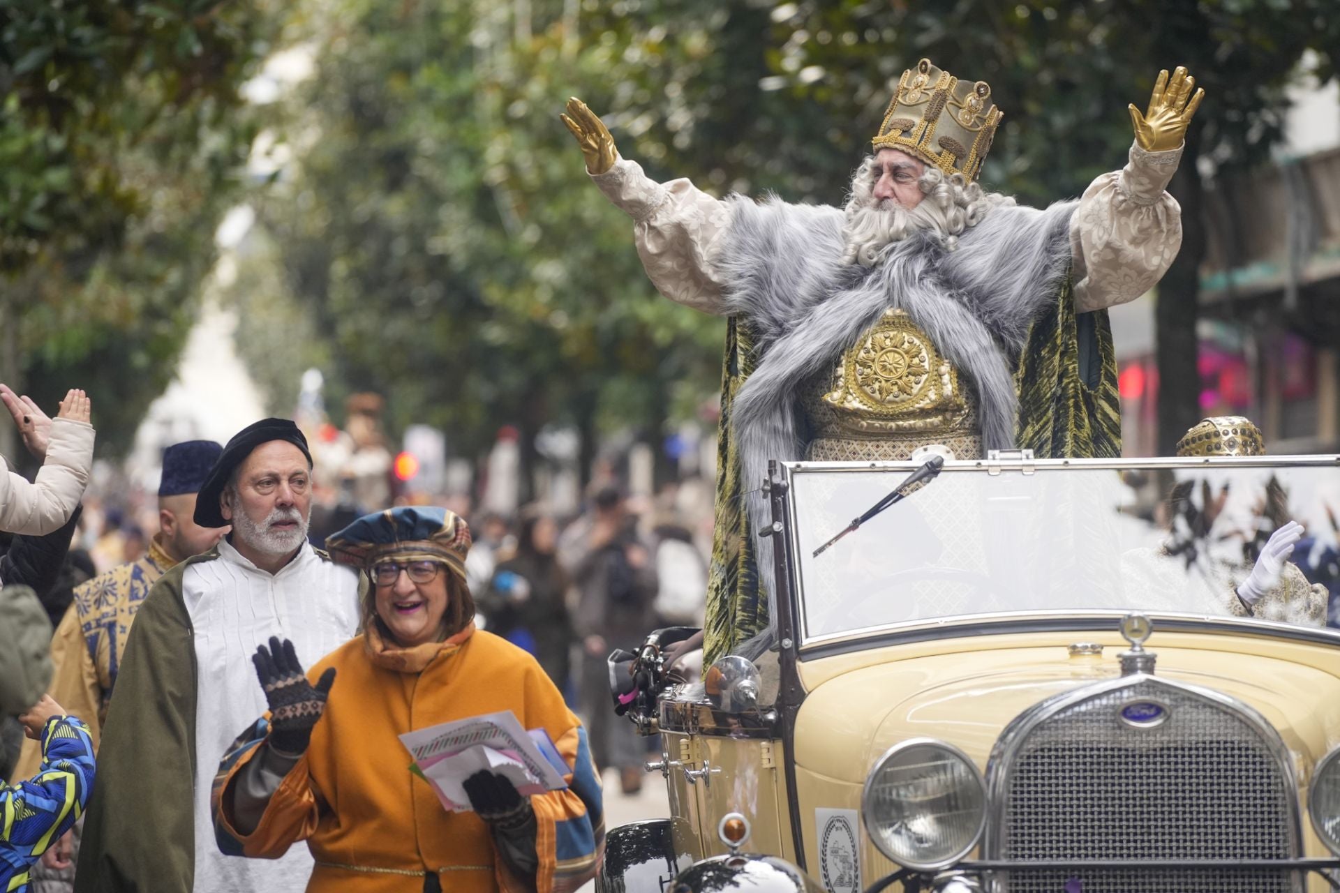 Las imágenes de la llegada de los Reyes Magos a Vitoria