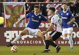 Ander Herrera, el sábado en Las Gaunas ante el UD Logroñés.
