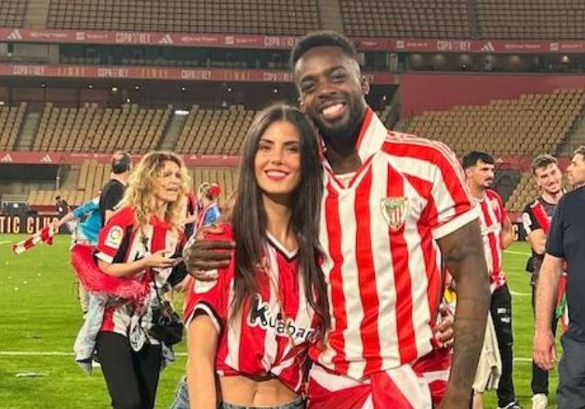 Iñaki Williams y Patricia Morales amplían la familia