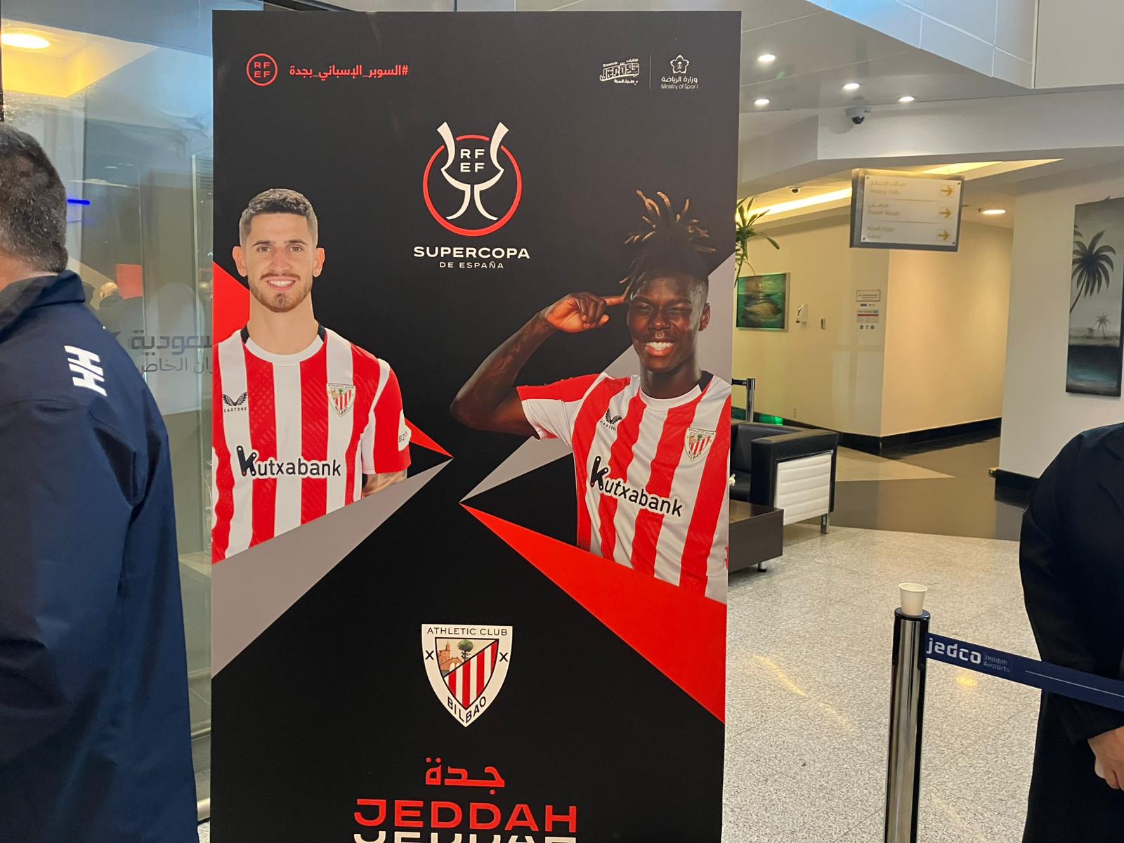 Así ha sido la llegada del Athletic a Arabia Saudí