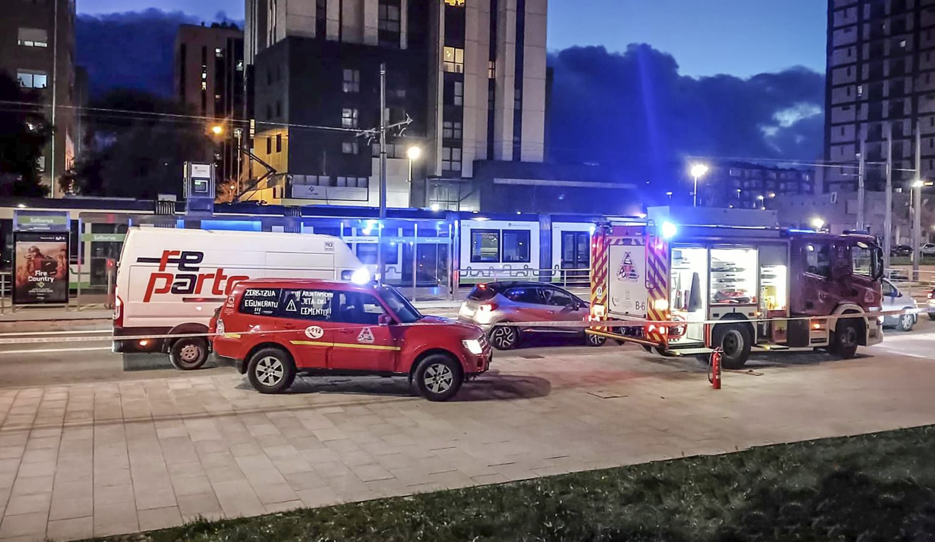 El tranvía se para en Vitoria