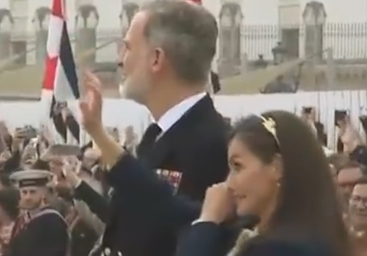 Las lágrimas de la Reina Letizia en la despedida de Leonor