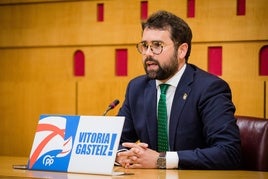 Iñaki García Calvo ha presentado sus enmiendas a los presupuestos municipales.