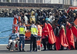 Migrantes en Canarias.