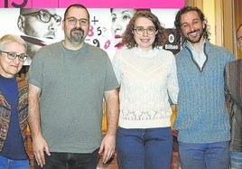 Marta Marcho, Álvaro Lozano Rojo, María Ángeles García Ferrero, Kiko 'Dr. Hipotenusa' Belchí y Raúl Ibañez.