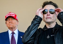 Donald Trump eta Elon Musk.