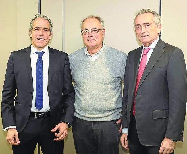 Mario Fernández, Elias Martínez Fernández e Ignacio Martínez Garmendia.