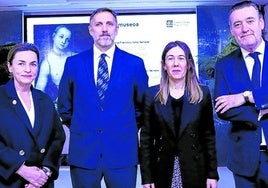 Marta García Maruri, Alberto Pancorbo La Blanca, Nora Sarasola y Miguel Zugaza.