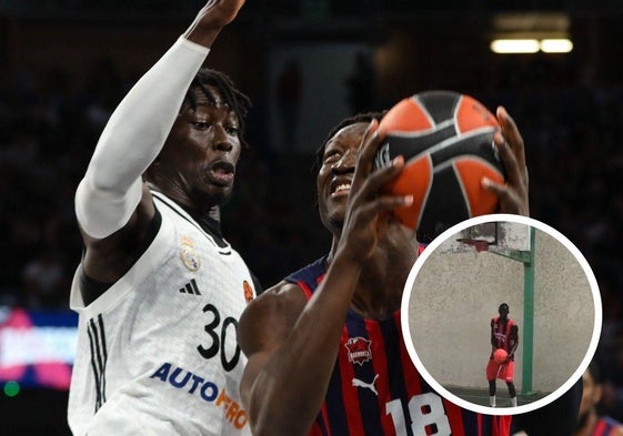 Eli Ndiaye, la perla del Madrid que vistió la camiseta del Baskonia en África