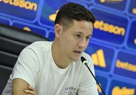 Ander Herrera ha sido presentado este viernes como nuevo jugador de Boca.