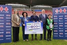 El centenario del Amorebieta, protagonista del cupón de la ONCE