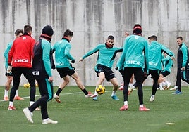 Sancet participó en el rondo sin aparentes problemas.