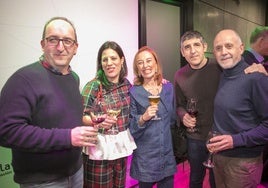 Diego Martínez de San Vicente, Patricia García, Arantza Cordero, Luis Cebrián y Aitor Otaola.