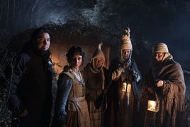 Paul Urkijo, junto a Yune Nogueiras, Iñake Irastorza, Elena Irureta y Ane Gabarain.