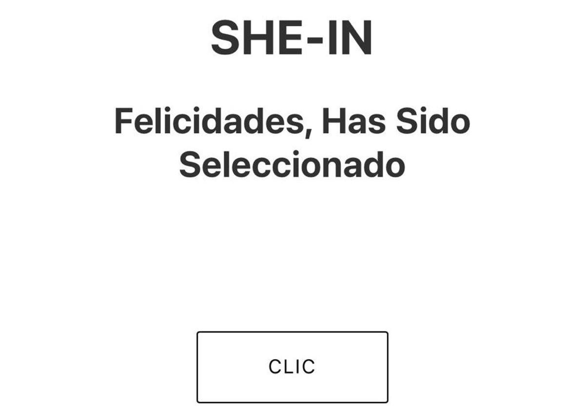 Nuevas ciberestafas: el correo falso de Shein que dice que has ganado 500 euros y el aviso de llegada de un paquete