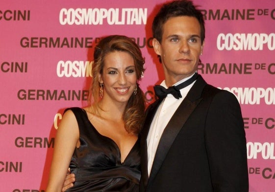 Almudena Cid y Christian Gálvez, en el año 2008.