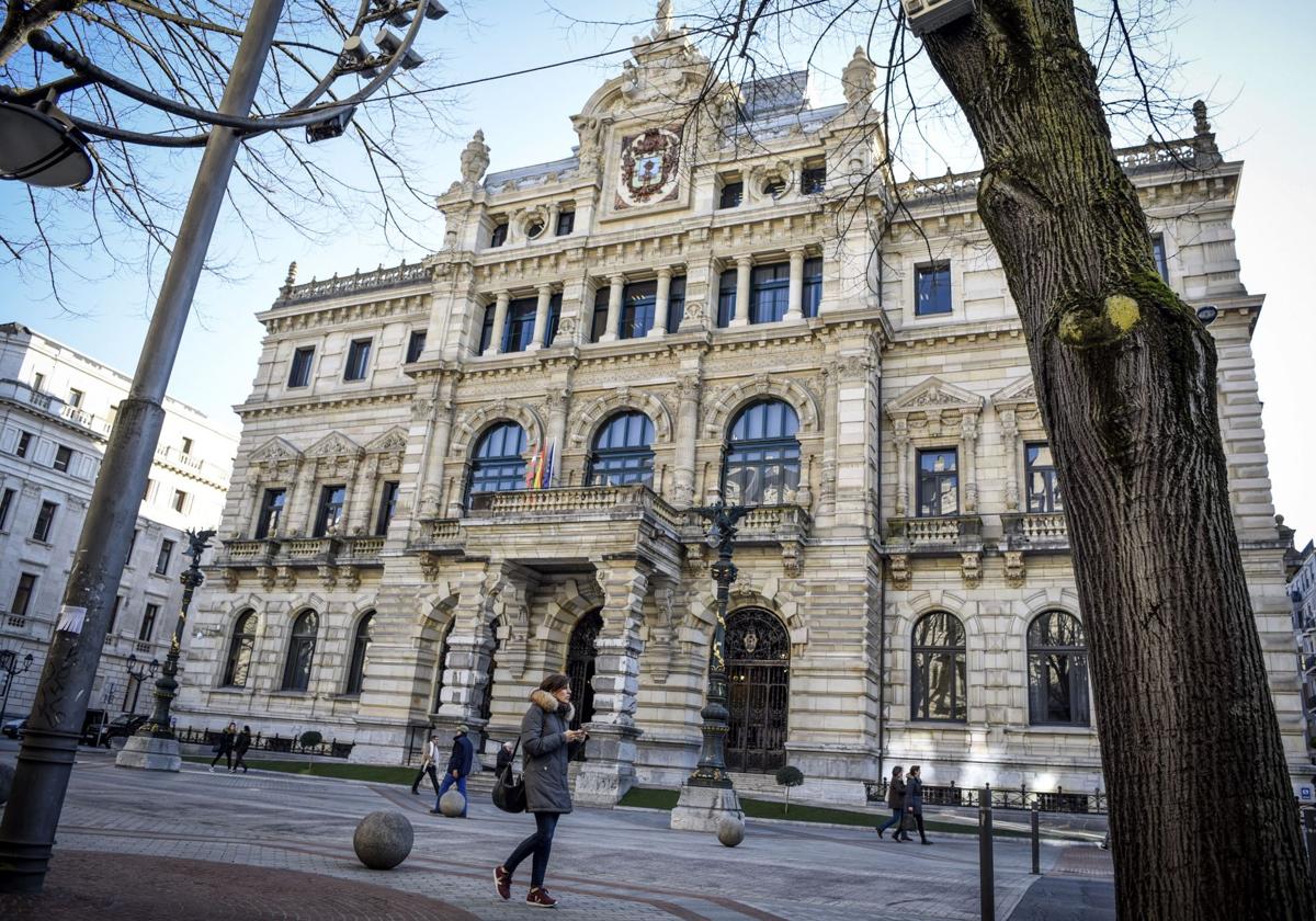 Exterior del Palacio de la Diputación foral de Bizkaia