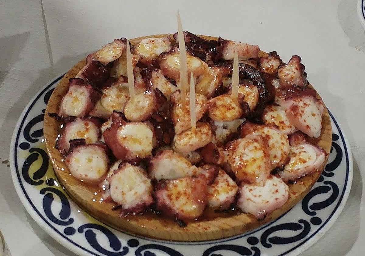 Una taberna para comer pulpo y otras golosinas gallegas