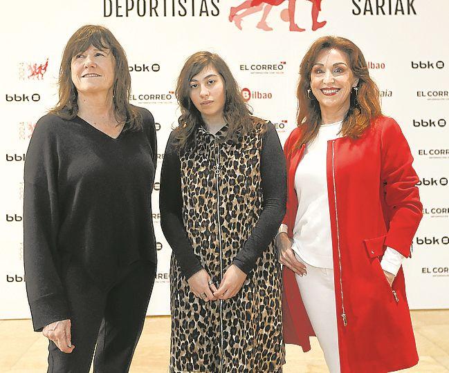 Dolores Martín, Alba Pérez y Rakel Villada.