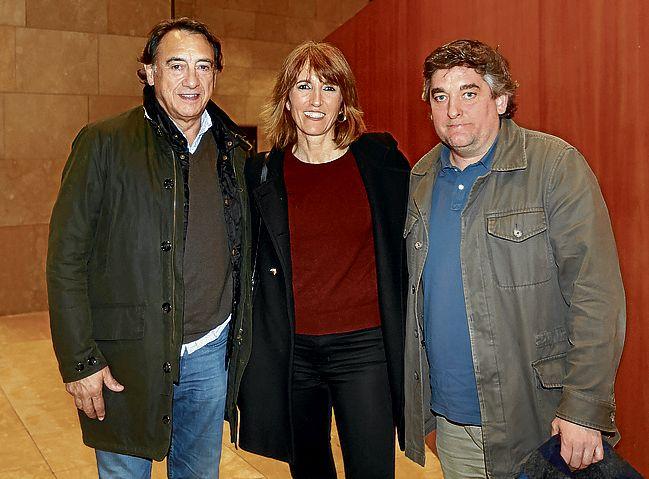 Josu Loroño, Joane Somarriba y Aingeru Alonso.