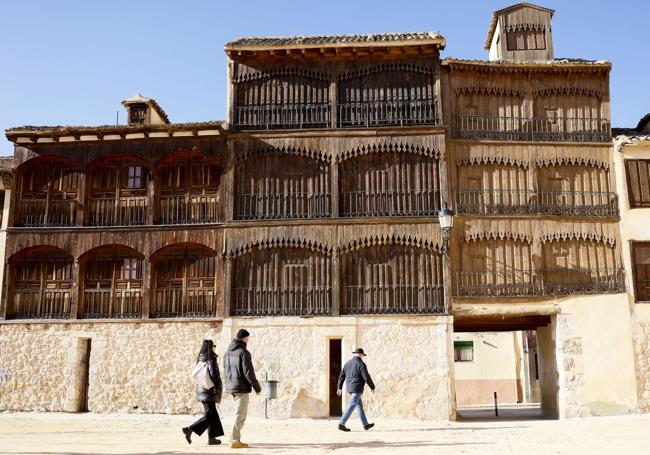 Plaza del Coso en Peñafiel.