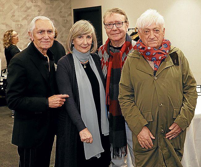 Antón San Sebastián, Alicia Fernández, Faustino Ruiz y José Antonio Nielfa 'La Otxoa'.